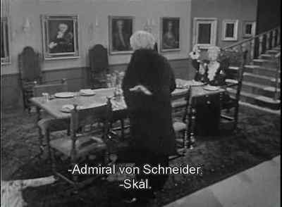Admiral von Schneider. - Dinner for One