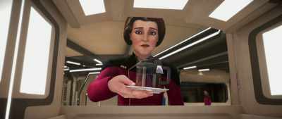 Admiral, you're not drinking coffee? - Star Trek: Prodigy