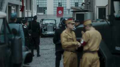 Adolf Hitler:
[Speaking German on radio] - Passport to Freedom