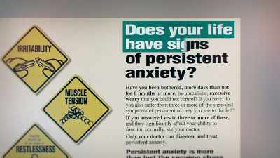 Ads saying, you know, - Take Your Pills: Xanax