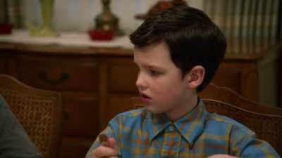 ADULT SHELDON: I wouldn't
touch my brother's hand - Young Sheldon