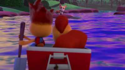 [adventurous music] - The Chicken Squad
