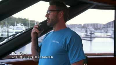 Aesha, Ryan, and Jamie, meet me
in the crew mess, please. - Below Deck Down Under