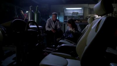 Affirmative for blood--
passenger side. - CSI: Crime Scene Investigation