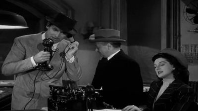 Afraid of every sound - His Girl Friday