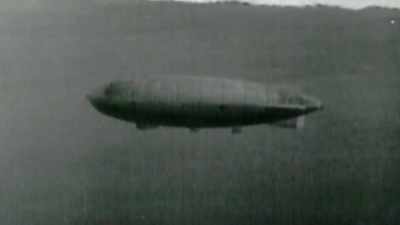 After 16 hours,
the airship shadow
falls on the North Pole. - Tales From The Explorers Club