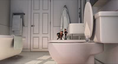 Well after a hard day of navigating sewer pipesthere's nothing better than relaxing in a Jacuzzi whirlpool bath - Flushed Away