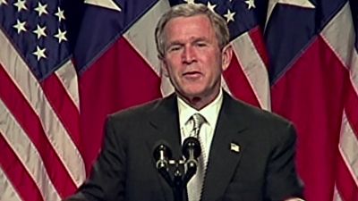 After all this is a guy that tried to kill my dad at one time - Fahrenheit 9/11