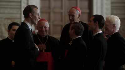 After all, wouldn't etiquette require
that we entertain - The Young Pope