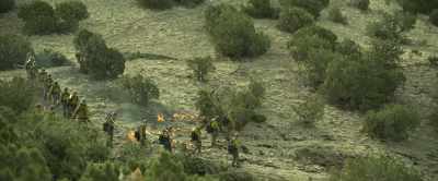 After we burn this off,
we head back down, boys. - Only the Brave