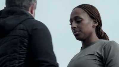 After drawing attention to herself - Celebrity SAS: Who Dares Wins