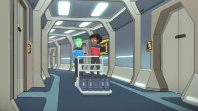 After we dump this in
storage, let's hit the bar - Star Trek: Lower Decks