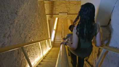 After excavating tons of rubble, - Tutankhamun: Secrets of the Tomb