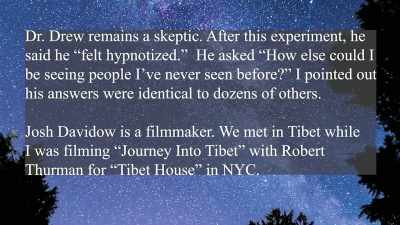 After this experiment, he
said he felt hypnotized. - Hacking the Afterlife