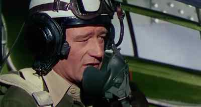 After you get this thing unbuckled,
buzz me twice before you turn me loose. - Jet Pilot