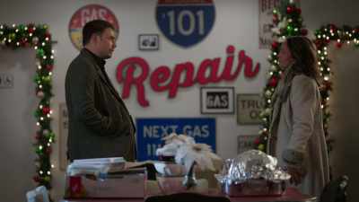 After that I'm out.
I have no idea how to fix a car. - Christmas on Cherry Lane