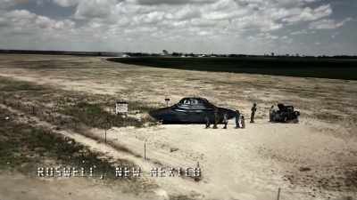 After learning the truth
about Roswell from Agent X, - Alien Endgame