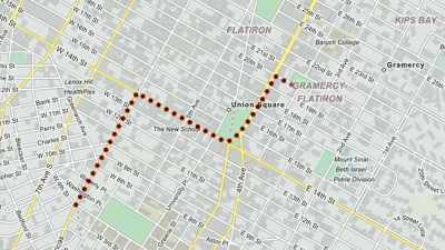 After lunch, Bob and Daniel
went up to Gramercy Park. - Bob Dylan: Odds and Ends