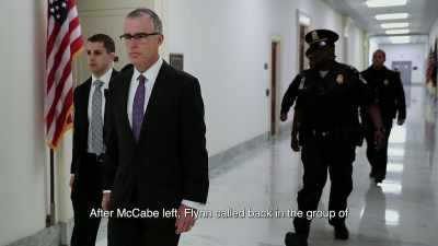 After McCabe left Flynn
called back and the group - The Plot Against the President