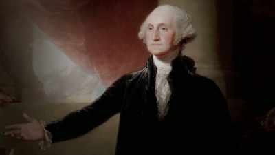 ‐ After nearly eight years
in office, - Washington