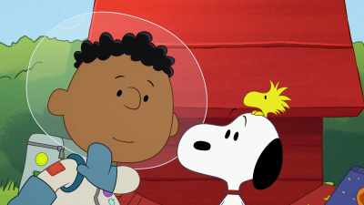 After your nine months' journey
to get here, - Snoopy in Space