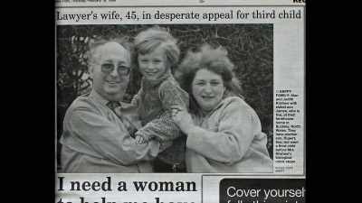  After we put an ad 
in theLiverpool Echo, - Three Mothers, Two Babies, and a Scandal