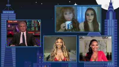 After seeing some drama
between you two in the trailer, - The Real Housewives Ultimate Girls Trip