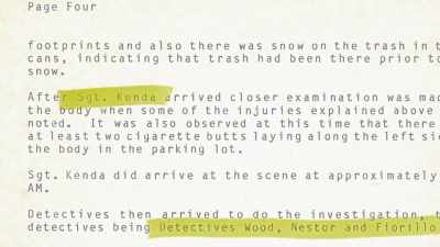"After Sgt. Kenda arrived, - Homicide Hunter: Never Give Up