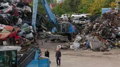 'After taking over
his father's scrapyard 20 years ago, - Britain's Tiger Kings - On the Trail with Ross Kemp