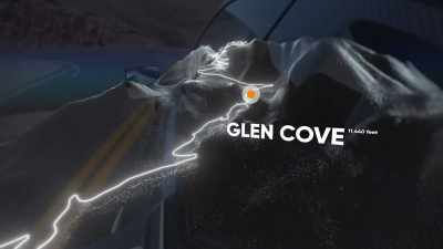 After that, a tight
hairpin at Geroge's Corner, - Pike's Peak: On The Edge