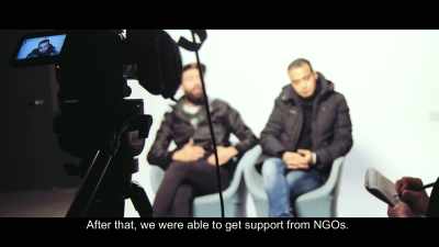 After that, we were able
to get support from NGOs. - City of Ghosts