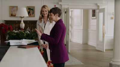 After the ambassador
sees your elegant decorations, - Match Made in Mistletoe