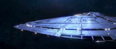 After the crew's last mission
conducting first contact - Star Trek: Prodigy