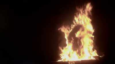 After the flames
would die down,
I would fire it up again, - Eli Roth Presents: A Ghost Ruined My Life