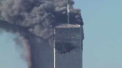 After the second crash,
a mass evacuation began - 9/11: The Day the World Stood Still