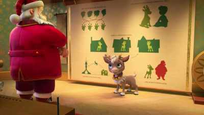 After the Snow Globe
was stolen and nearly lost, - Reindeer in Here