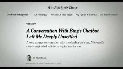 After the story, Microsoft made
some pretty big changes to Bing. - What's Next? The Future with Bill Gates