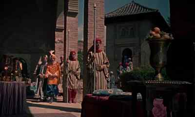 After the wedding,
the procession will pass here... - The 7th Voyage of Sinbad