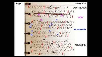 After the word
continuous are the words - Truth Hunter