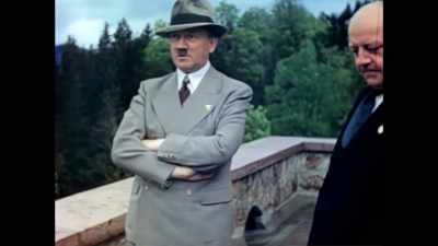 After this, he began to commit himself - The Hitler Home Movies