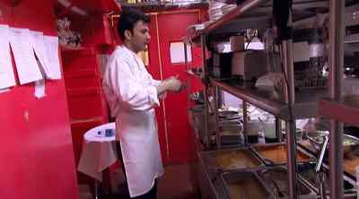 AFTER WORKING THROUGH
THE NIGHT, - Kitchen Nightmares