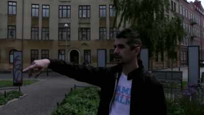 Afterwards, I walked
down Kristianstadsgatan- - The Antifascists