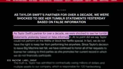 Again, people are starting
to think, - Taylor Swift vs Scooter Braun: Bad Blood