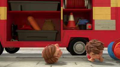 -Again.
-Stop, drop and roll. - The Adventures of Paddington