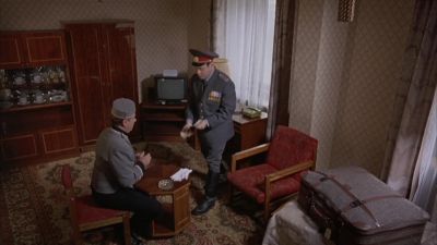 Again When you hear door you say - Police Academy: Mission to Moscow