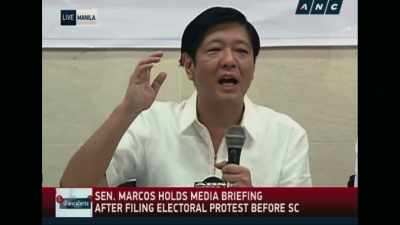 Against, uh, Leni Robredo, - The Kingmaker