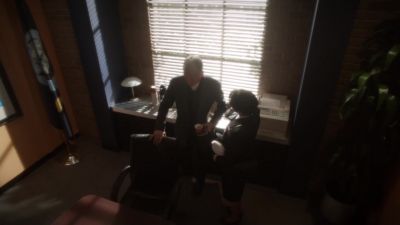 Agent Gibbs, Chaplain Burke
had nothing but good things - NCIS
