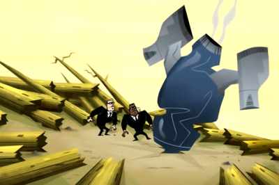 AGENT: It all started
when we happened upon a crash site. - Johnny Test