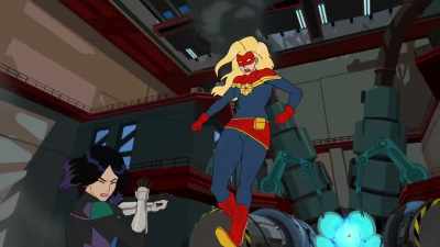 - Agent Johnson,
what are you doing here? - Marvel Rising: Heart of Iron