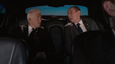 Agent Preston gets carsick. - Twin Peaks